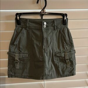 SO Olive Mini Skirt